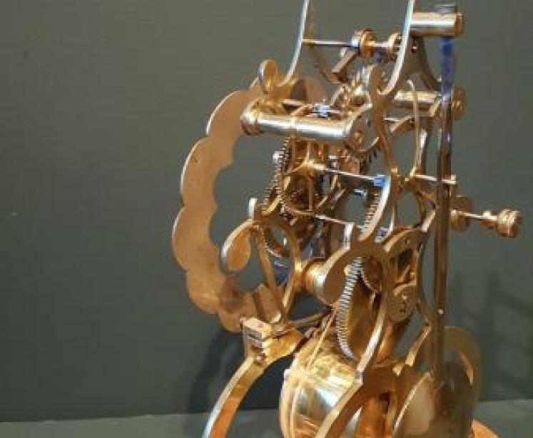 Victorian 8 Day Single Fusse Skeleton Clock - Image 3