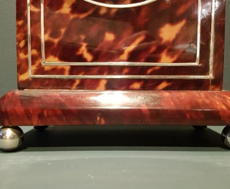 Superb Tortoise Shell Mantel Clock - Image 6