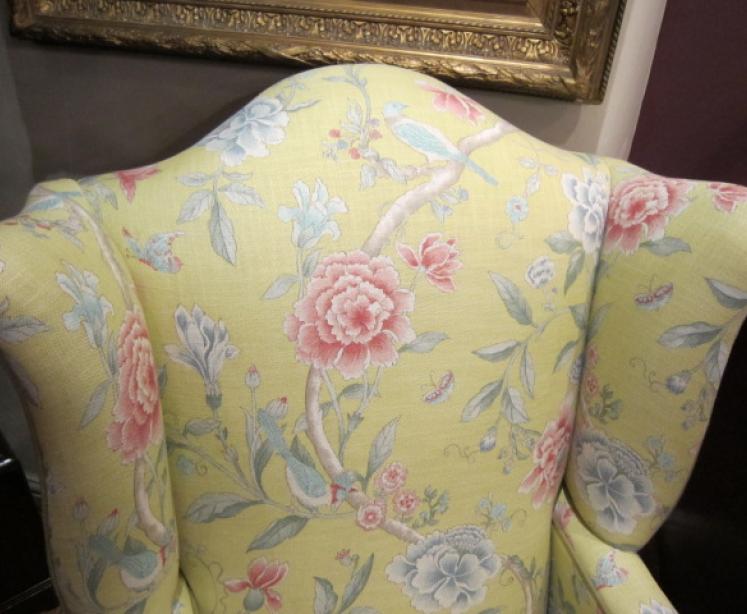 Very Attractive Mid Victorian Wing Back Armchair - Image 4