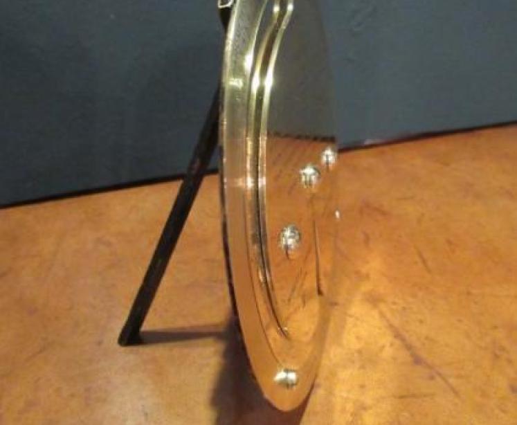 Antique Brass Desktop Negretti & Zambra Weather Forcaster - Image 6