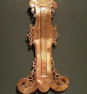 Victorian Brass Perpetual Calendar