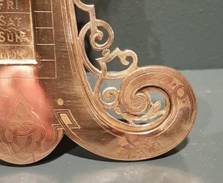 Victorian Brass Perpetual Calendar - Image 6