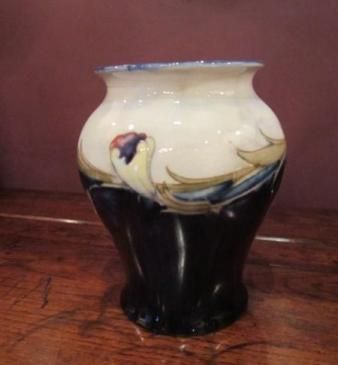 Early Moorcroft 'Pansy Bud' Design Vase