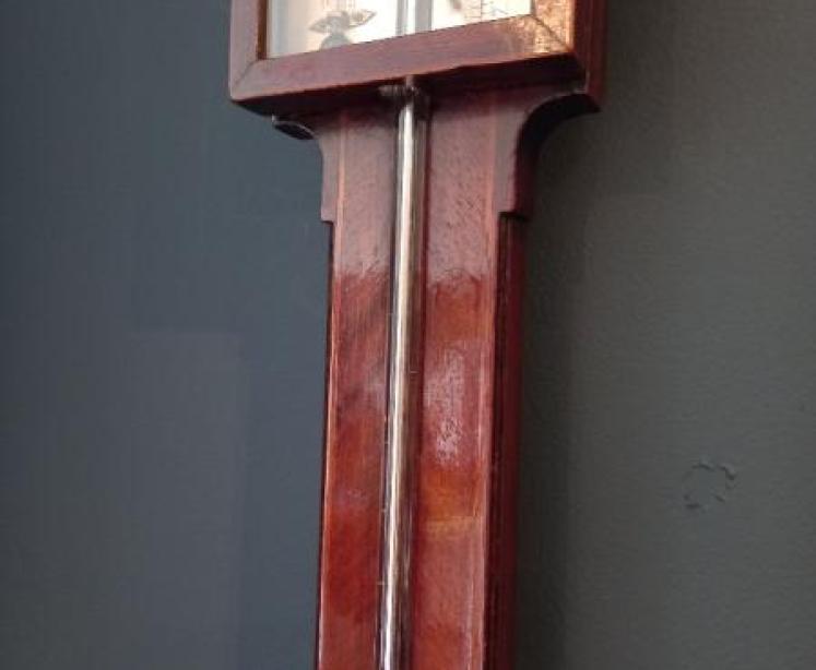 Fine George III Period Inlaid London Stick Barometer - Image 4