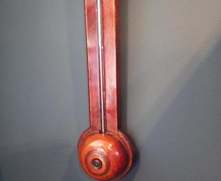 Fine George III Period Inlaid London Stick Barometer - Image 6
