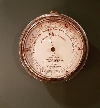 Antique Negretti and Zambra RNLI Marine Barometer