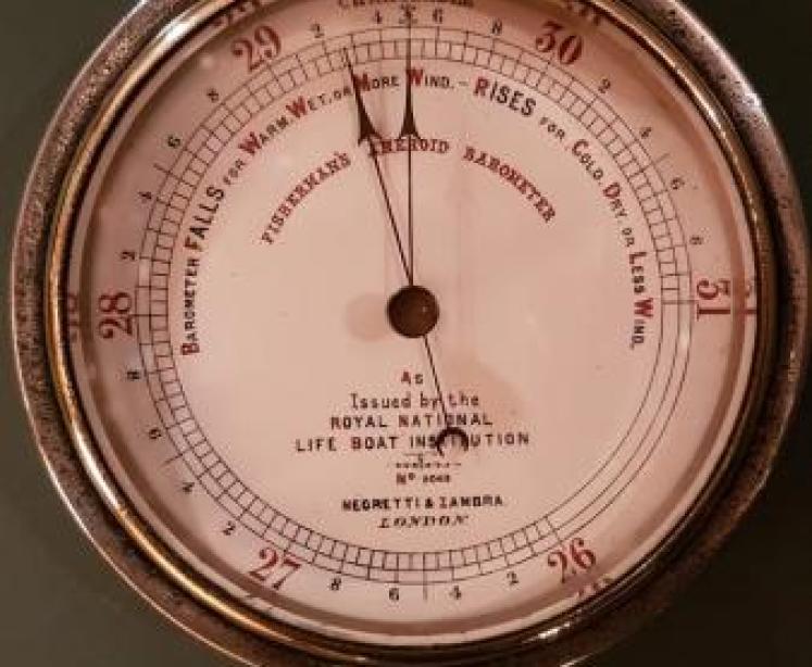 Antique Negretti and Zambra RNLI Marine Barometer - Image 2