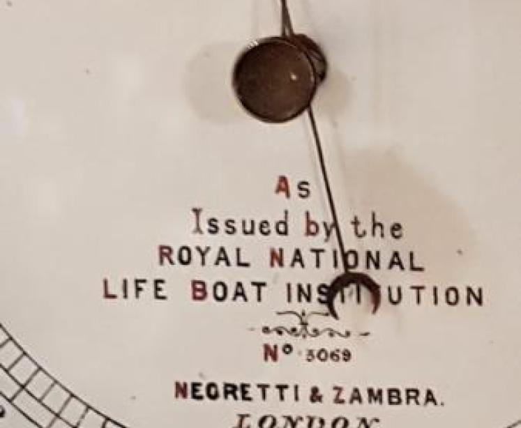 Antique Negretti and Zambra RNLI Marine Barometer - Image 5