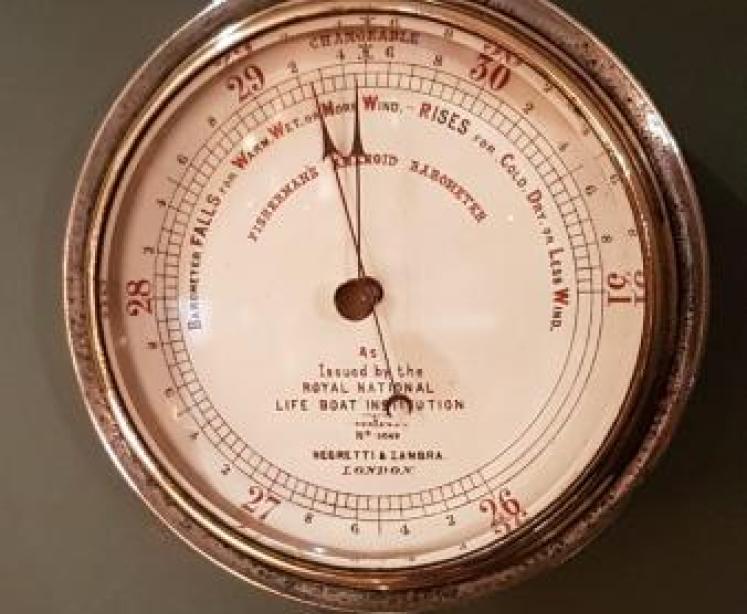 Antique Negretti and Zambra RNLI Marine Barometer - Image 7