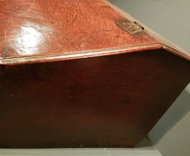 George I Period Oak Deed Box Dated 1718 - Image 6