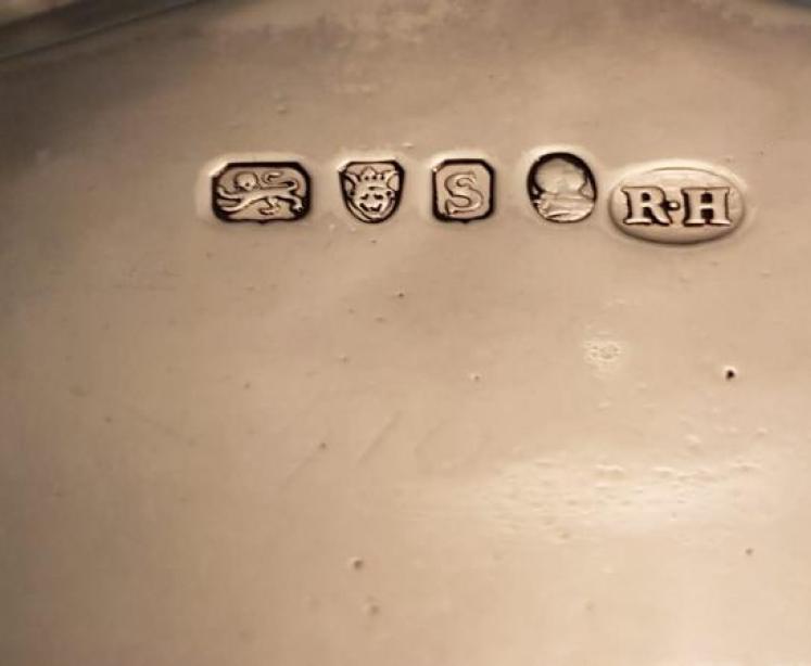 George III Period Silver Salver London 1793 - Image 5