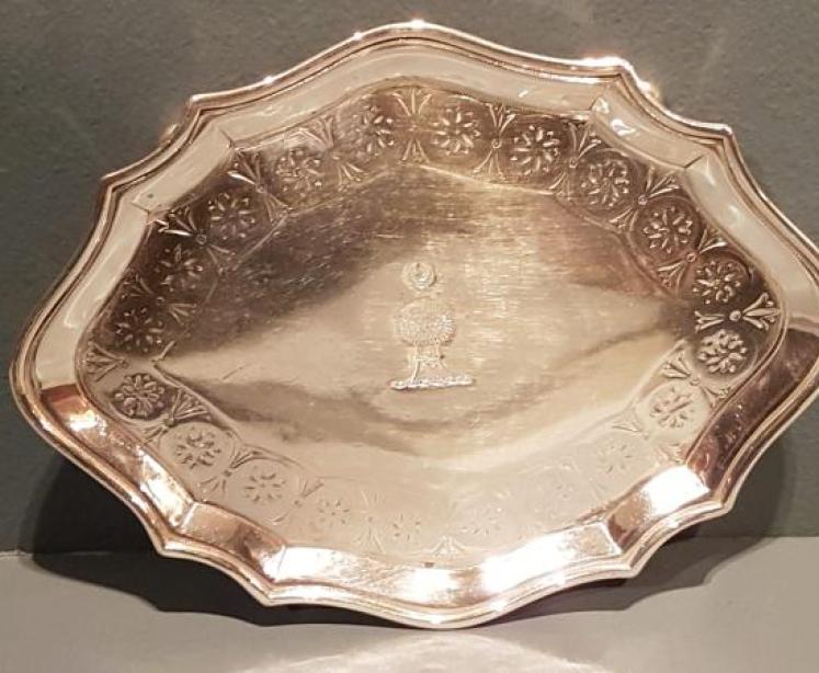 George III Period Silver Salver London 1793 - Image 7