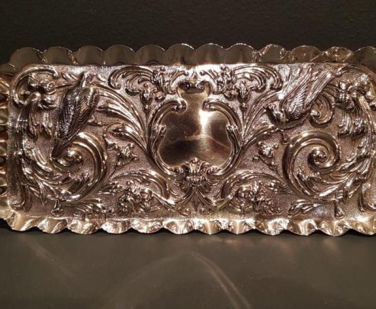 Antique William Comyns Silver Dressing Table Tray - Image 2