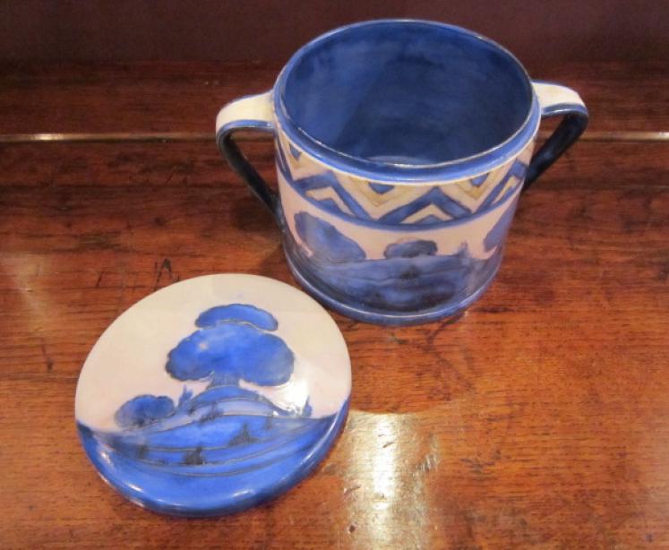 Large Moorcroft 'Dawn' Landscape Jar & Cover - Image 5