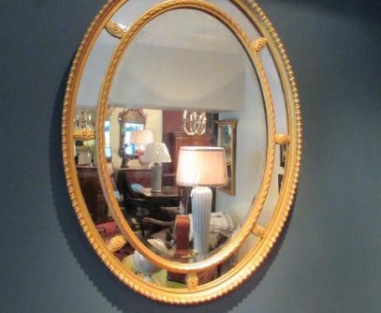 Mid 19th Century Timber Gilt Wall Mirror - Image 1