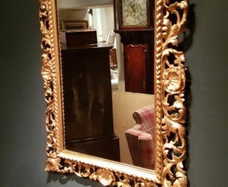 Victorian Timber Gilt Mirror - Image 2