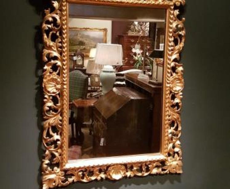 Victorian Timber Gilt Mirror - Image 7