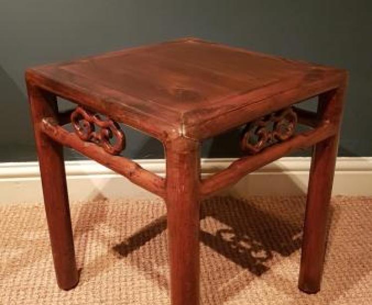 Matching Pair of Antique Rosewood Lamp Tables - Image 3