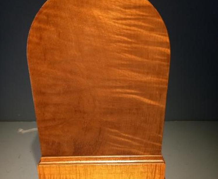 Superb Antique Fruitwood Inlaid Waring & Gillow Mantel Clock - Image 4