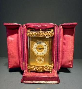 Fine 19th Century Striking Carriage Clock in Original Case