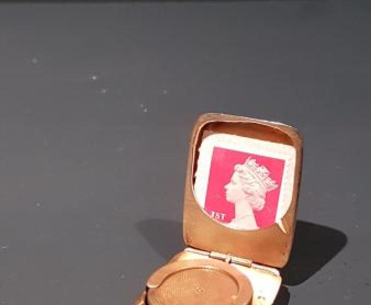 Edwardian Stamp and Sovereign Case - Image 1