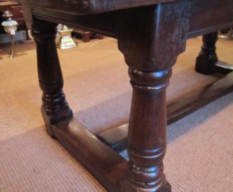 Superb George I Period Oak Refectory Table - Image 5