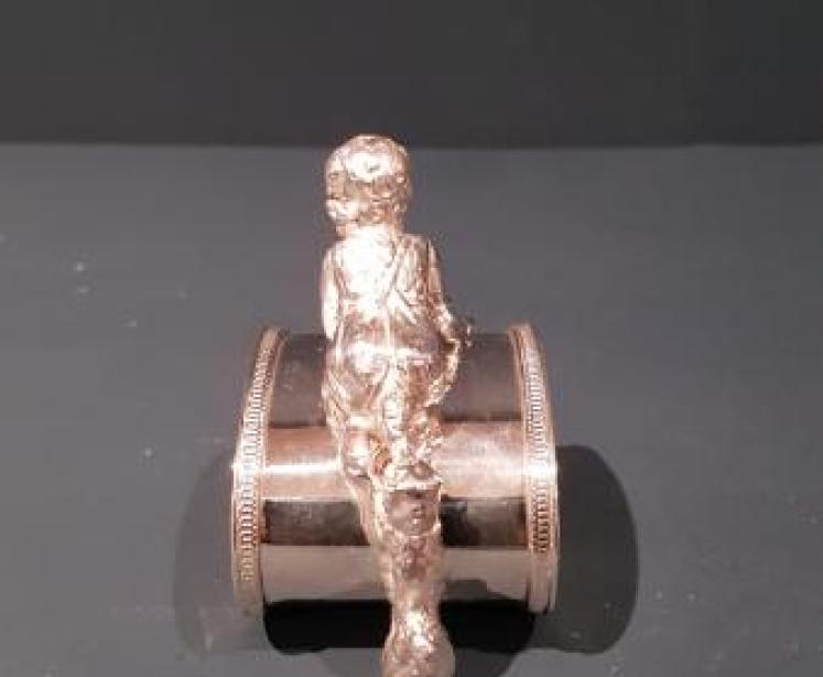 Rare Pair of Antique Russian Silver Napkin Rings - Image 2