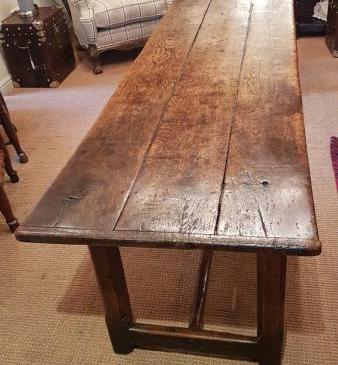 George II Oak Ten Seat Refectory Table 