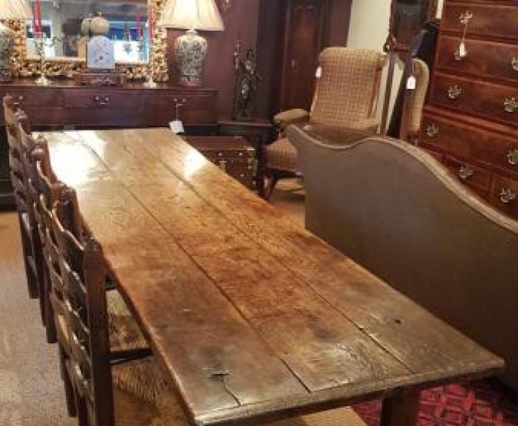 George II Oak Ten Seat Refectory Table  - Image 2