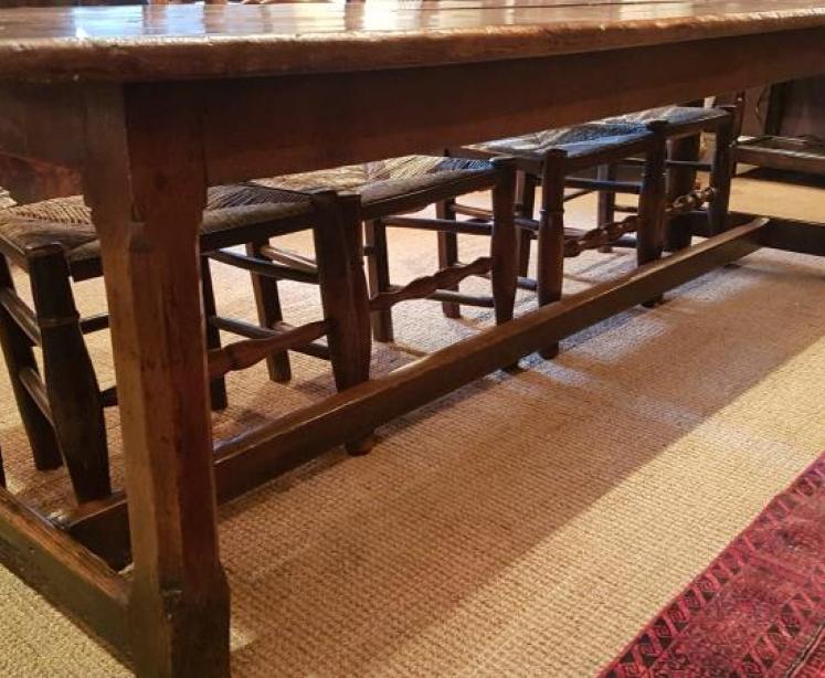 George II Oak Ten Seat Refectory Table  - Image 3
