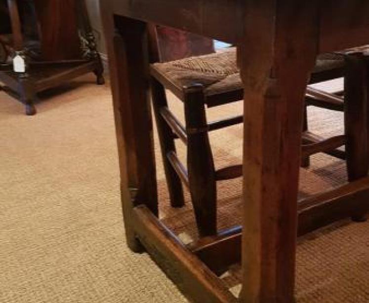 George II Oak Ten Seat Refectory Table  - Image 5