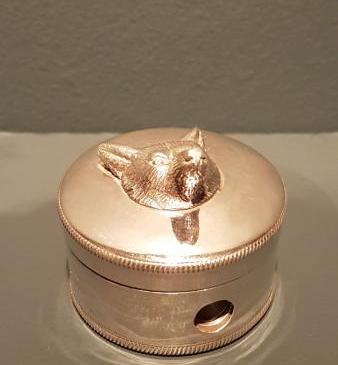 George V Silver Fox Head Pencil Sharpener