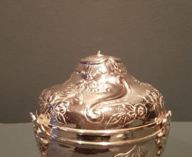 Victorian Silver String Box - Image 5