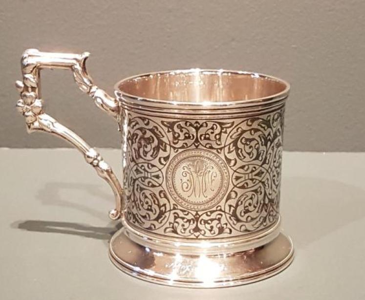 Russian Silver and Niello Tankard - Image 6