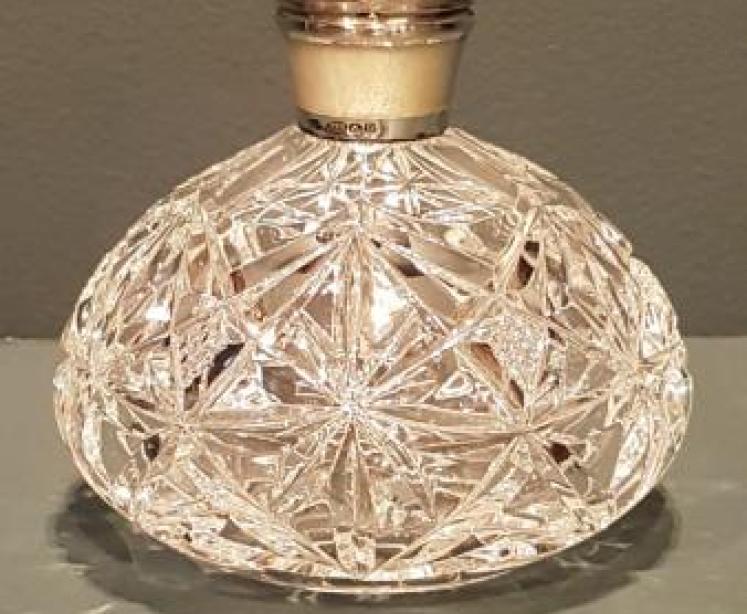 Outstanding Antique Silver and Enamel Scene Scent Bottle - Image 1