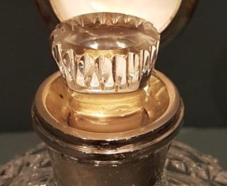 Outstanding Antique Silver and Enamel Scene Scent Bottle - Image 3