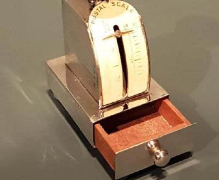 Silver Postal Scales with Stamp Drawer - Image 5