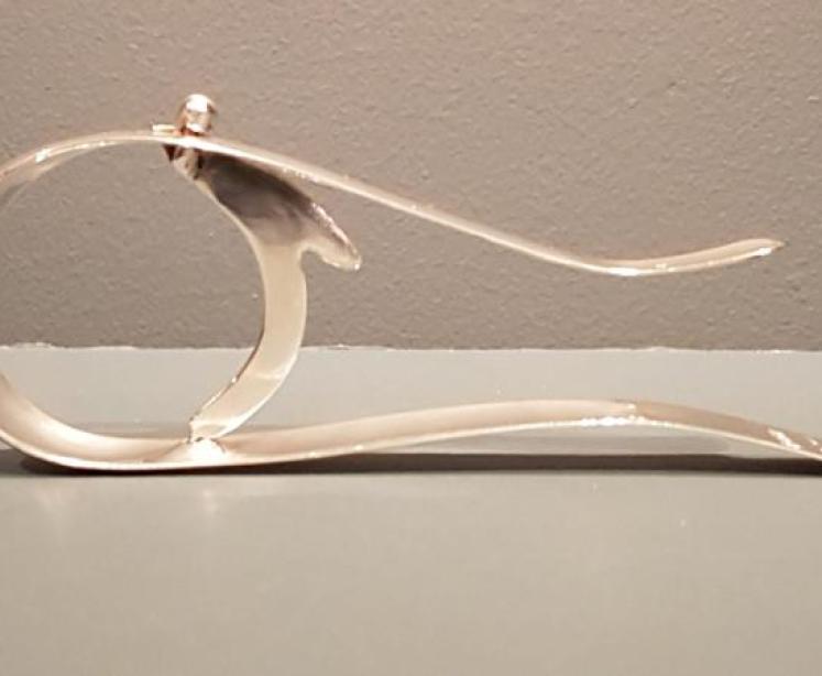 Unusual Edwardian Silver Paper Clip - Image 5