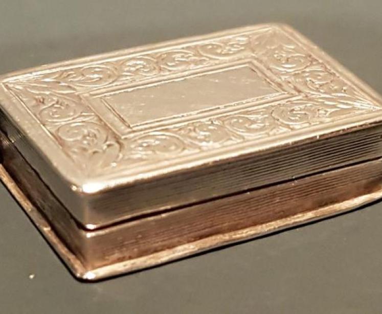 William IV Silver Book Vinaigrette - Image 4