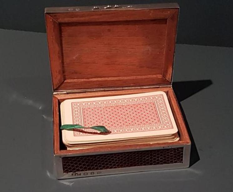 Fine Quality Victorian Silver Card Box  - Image 2