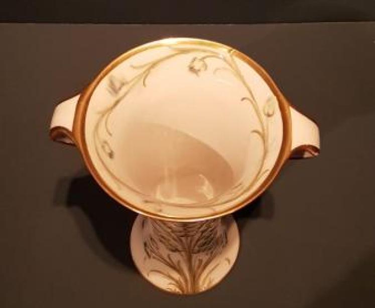 Early Moorcroft 'Forget Me Not' Floral Spray Vase - Image 2