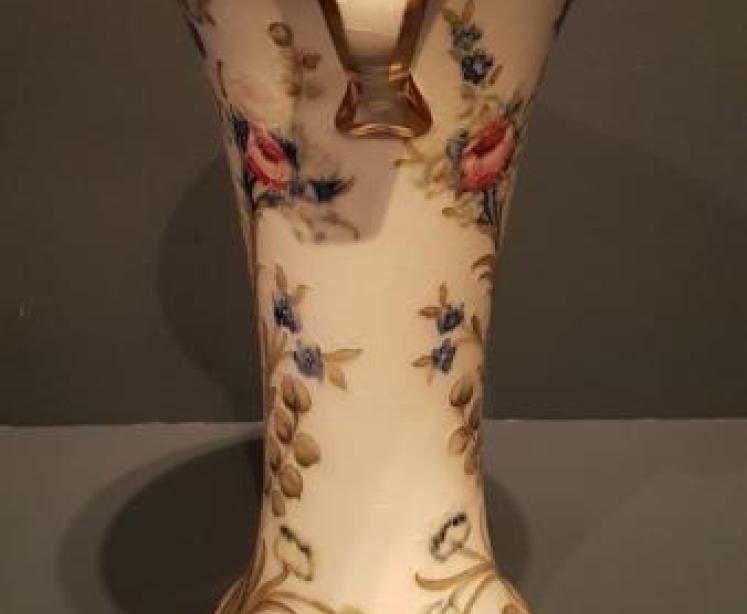 Early Moorcroft 'Forget Me Not' Floral Spray Vase - Image 7