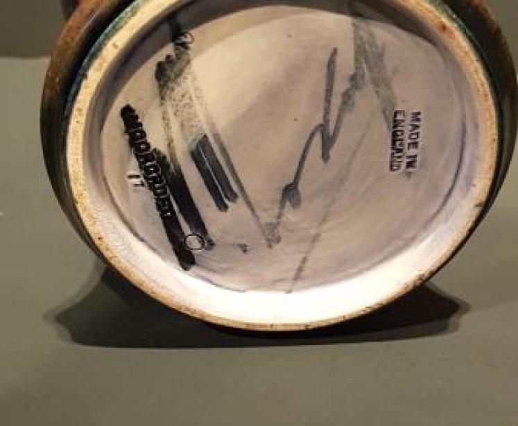 Matching Pair of Moorcroft Pomegranate Vases - Image 3