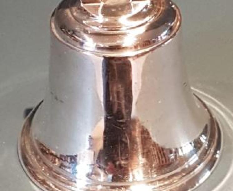 George V Cast Silver Table Bell - Image 2