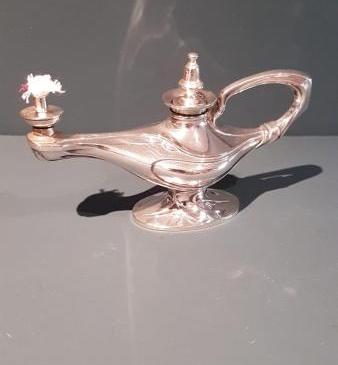 Art Nouveau Silver Francis Metalwork Table Light