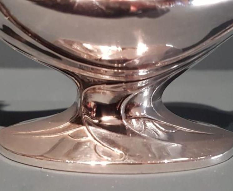 Art Nouveau Silver Francis Metalwork Table Light - Image 6