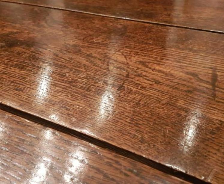 Superb Large George III Oak Table - Image 5