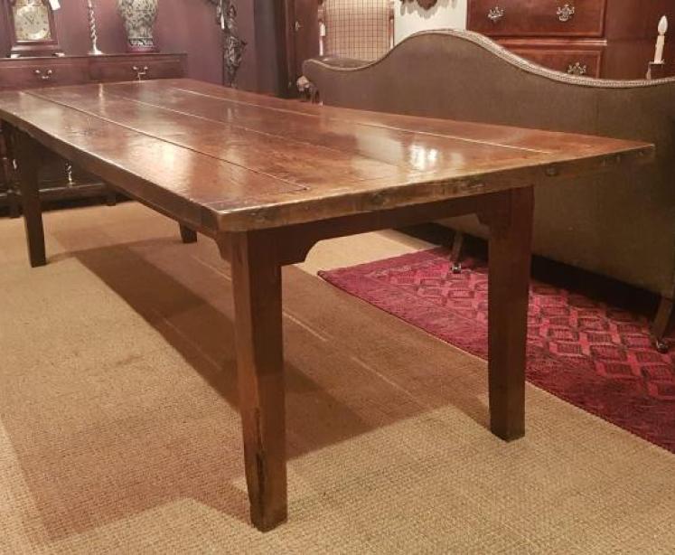 Superb Large George III Oak Table - Image 6