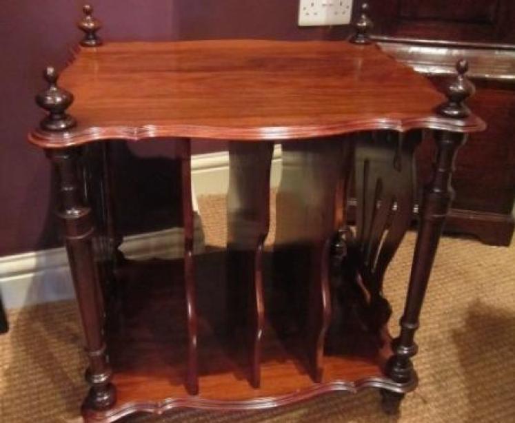 Early Victorian Rosewood Music Canterbury - Image 1