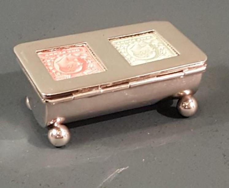 Victorian Silver Levi & Salaman Stamp Box - Image 1